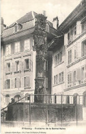 Suisse Fribourg Fontaine De La Samaritaine CPA édition Librairie Catholique 130 Place St Nicolas - Fribourg