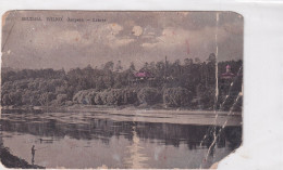 POSTCARD 003152 Baltics. Lithuania Vilno Mail Seal Mark. - Lithuania