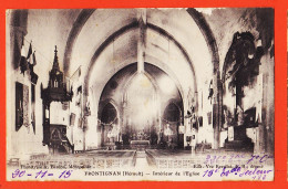 38599 /  34-FRONTIGNAN Intérieur Eglise 1915 Marius à Mireille BOUTET Port-Vendres Phototypie BARDOU Edit Vve REVELLAT - Frontignan