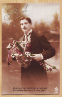 38796  /  1er AVRIL Poissons Chacun Renferme Voeux 1913à Julia JULIEN Mazel-Les-LAUBIES Saint-Amans Lozere ARS 313 - Erster April