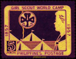 38665 MNH FILIPINAS 1957 CENTENARIO DEL NACIMIENTO DE LORD BADEN-POWELL - Philippines