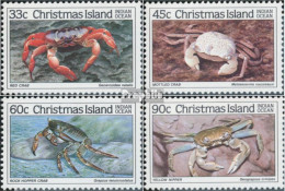 Weihnachtsinsel (Ind.Ozean) 207-210 (kompl.Ausg.) Postfrisch 1985 Krebse - Christmas Island