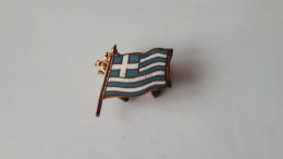 GRECE BOUTONNIERE DRAPEAU GREC - Other & Unclassified