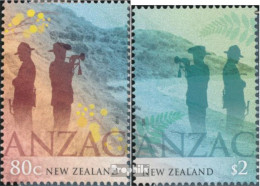 Neuseeland 3236-3237 (kompl.Ausg.) Postfrisch 2015 Schlacht Von Gallipoli - Ungebraucht