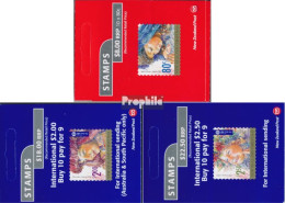 Neuseeland 3184C MH-3186A MH (kompl.Ausg.) Markenheftchen Postfrisch 2014 Weihnachten - Ungebraucht