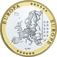 Luxembourg, Médaille, Euro, Europa, Politics, FDC, FDC, Argent - Other & Unclassified