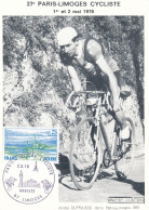 Frankreich Limoges SST 1976 Radsport Fahrrad Paris - Limoges Andre Dufraisse 1951 Berühmter Radsportler - Cycling