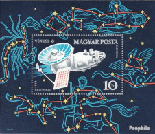 Ungarn Block95A (kompl.Ausg.) Postfrisch 1973 Raumsonde Venus 8 - Blocks & Sheetlets
