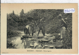 DAHOMEY- ADJARAH- PETITE LAGUNE- RARE CARTE ISSUE DE CARNET - Dahomey