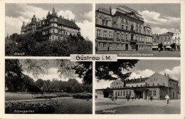 C3694 - Güstrow Schloß Bahnhof La Gare Rathaus - Verlag - Güstrow
