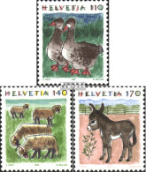 Schweiz 1564-1566 (kompl.Ausgabe) Postfrisch 1995 Freimarken: Tiere - Neufs