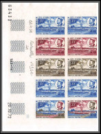 93806/ Cote D'ivoire N°343 Institut Pasteur 1972 Bloc 10 Coin Daté Essai Proof Non Dentelé Imperf ** MNH - Louis Pasteur