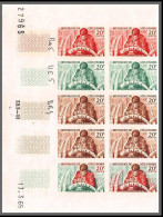 93625/ Cote D'ivoire N°232 Artisanat Sculpteur Sur Ivoire 1965 Carved Ivory Bloc 5 Coin Daté Essai Proof Non Dentelé - Autres