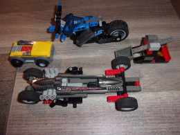 Gros Lot De Pièces Détachées Lego - Véhicules - Moto - 8370 - 8470 - 7734 - Lots