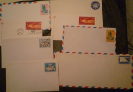 Nations Unies Lot De Entiers Postaux Enveloppes  Neuves Et Oblitérées Voir Scan N° 1 - Collections, Lots & Series