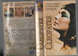 Cassette VHS-CLEOPATRE Film Aux  4 Oscars Avec Elisabeth Taylor & Richard Burton-frais D'envoi Pour La F 7.00 - Geschiedenis