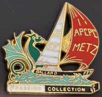 BATEAUX - NAVIRE - BOAT - BOOT - BARCA - VOILIER - VOILE ROUGE  APCP - METZ - BALLARD 200 Ex - PASSION COLLECTION - (30) - Boten