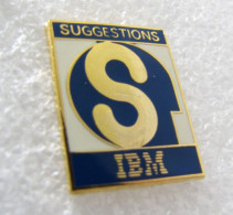 PIN'S    IBM  SUGGESTIONS Email Grand Feu - Informatica