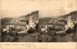 CPA CORSE - SARTENE- Église St-Damien Et La Ville (710274) - Sartene