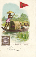 PC POSTS OF THE WORLD, LA POSTE AU DECCAN, Vintage LITHO Postcard (b47863) - Post & Briefboten