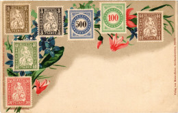 PC HELVETIA SWITZERLAND STAMPS PHILATELY POSTAL HISTORY (a30711) - Post & Briefboten