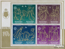 Aitutaki Block11 (kompl.Ausg.) Postfrisch 1976 Weihnachten - Aitutaki