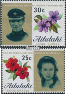 Aitutaki A81-B81 (kompl.Ausg.) Postfrisch 1973 Hochzeit - Aitutaki