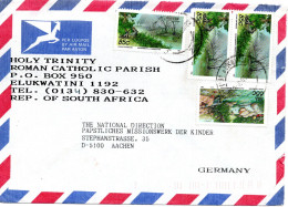 80381 - Südafrika - 1992 - 3@85c Umweltschutz MiF A LpBf ELUKWATINI -> Deutschland - Protection De L'environnement & Climat