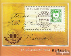 Ungarn Block172A (kompl.Ausg.) Postfrisch 1984 Tag Der Briefmarke - Blocks & Sheetlets