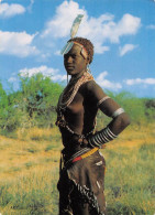 ETHIOPIE ETHIOPIA Native Bare Breasted Girl From The OMO VALLEY (Scans R/V) N° 53 \ML4039 - Etiopia