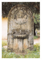 CONGO Brazzaville Fontaine De L'ancien Hopital Détail Sculpture En Ciment Vierge 2 Scans N° 71 \ML4037 - Brazzaville