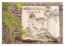 CONGO Brazzaville Bas Relief Du Nouvel Hopital Général Médica Gallia Africae Vierge Non Voyagé 2 Scans N° 64 \ML4037 - Brazzaville
