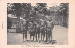 CONGO BRAZZAVILLE Types Bacoulis - S Garçons Vierge Non Voyagé 2 Scans N° 18 \ML4037 - Brazzaville