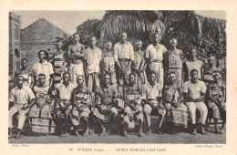 CONGO BRAZZAVILLE S Menages Chrétiens Carte Vierge Non Voyagé 2 Scans N° 2 \ML4037 - Französisch-Kongo