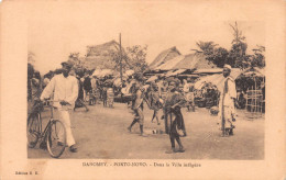 BENIN DAHOMEY PORTO NOVO Dans La Ville Indigène Carte Vierge Non Circulé (Scans R/V) N° 44 \ML4056 - Dahomey