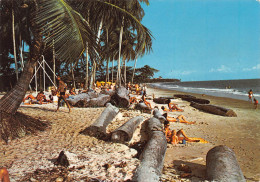 GABON LIBREVILLE Plage Du Tropicana Timbre Et Flamme Du Gabon (Scans R/V) N° 51 \ML4055 - Gabun