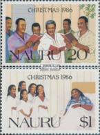 Nauru 328-329 (kompl.Ausg.) Postfrisch 1986 Weihnachten - Nauru