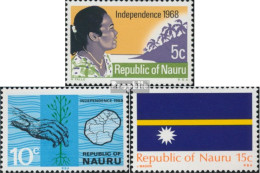 Nauru 83-84,85 (kompl.Ausg.) Postfrisch 1968 Unabhängigkeit - Nauru