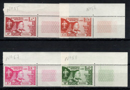 Laos - YV 55 à 58 N** MNH Luxe Complète , Monarchie - Laos