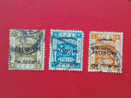 (Palestine - Mandat Britannique...) -  Lot De 3 Timbres E.E.F. POSTAGE PAID, Surchargés PALESTINE (valeurs 2,3 Et 5) - Palestine
