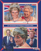 Mosambik Block 1276 (kompl. Ausgabe) Postfrisch 2017 Prinzessin Diana - Mozambique