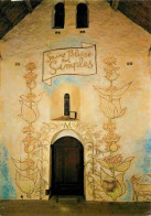 91 - Milly La Foret - Intérieur De La Chapelle Saint Blaise Décorée Par Jean Cocteau - Art Peintures Murales - La Porte - Milly La Foret