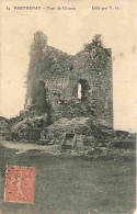 79 - Parthenay - Tour Du Château - Correspondance - CPA - Oblitération Ronde De 1906 - Etat Froissures Visibles - Voir S - Parthenay