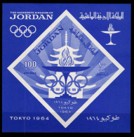 Jordanien Block 21 Postfrisch Olympiade 1964 Tokio #OD287 - Jordanie