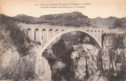FRANCE - Bellegarde - Ligne Tramway électrique - Chézery - Pont Du Moulin - Pierres - Valserine - Carte Postale Ancienne - Bellegarde-sur-Valserine