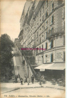 280425B - 75 PARIS 18ème MONTMARTRE L'escalier Muller - LL 775 - Paris (18)