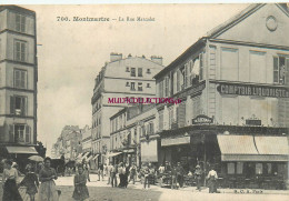 280425B - 75 PARIS 18ème MONTMARTRE La Rue Marcadet - 700 G.C.A - Comptoir Liquoriste TH RICHARD - Paris (18)