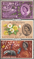 Großbritannien 356x,357x-358x (kompl.Ausg.) Postfrisch 1963 Postkonferenz, Naturwoche - Unused Stamps