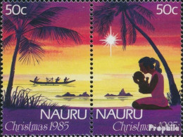 Nauru 310-311 Paar (kompl.Ausg.) Postfrisch 1985 Weihnachten - Nauru