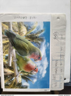 Korea Coree 2008 (67) Birds Parrot  Die Test Proof Very Very RARE, SIGNED!!! - Corée (...-1945)